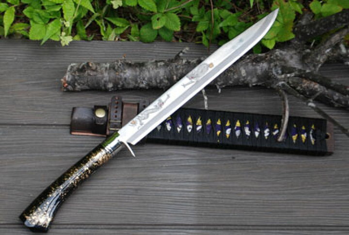 楽天市場】【完全予約販売】四代目豊国作 二頭龍彫刻 黒金漆拵え木鞘柄 
