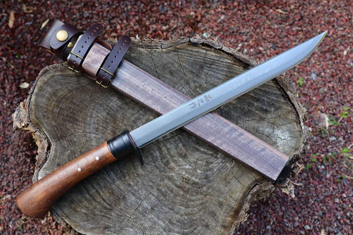 楽天市場】【予約販売】土州剣鉈 山男【極細モデル】180～300mm 両刃 