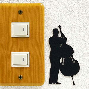 JAZZ �W���Y �E�H�[���X�e�b�J�[�yJAZZ�@�W���Y �W���Y �R���g���o�X�zJAZZ�@�W���Y �C���e���A �G�� �X�e�b�J�[ �X�C�b�` �V���G�b�g �I���^�i�e�B�� �t�B�b�V�� Wall Story