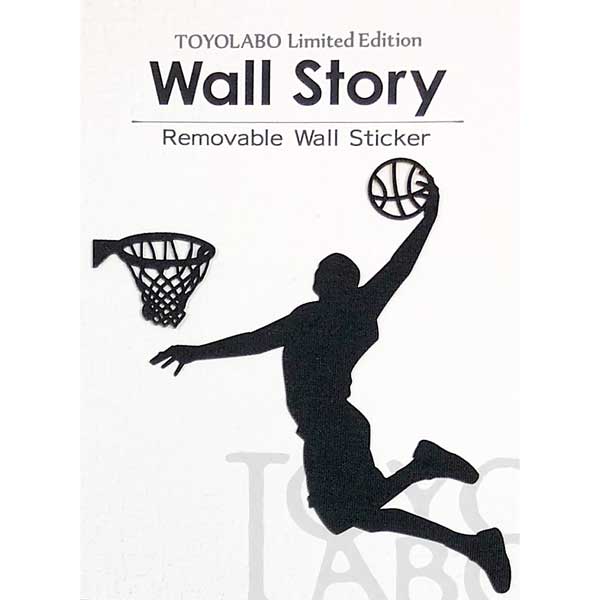 楽天市場 スポーツ ウォールステッカー バスケットボール ダンクシュート Akatsuki Five インテリア ステッカー スイッチ シルエット Wall Story Toyo Labo Shop