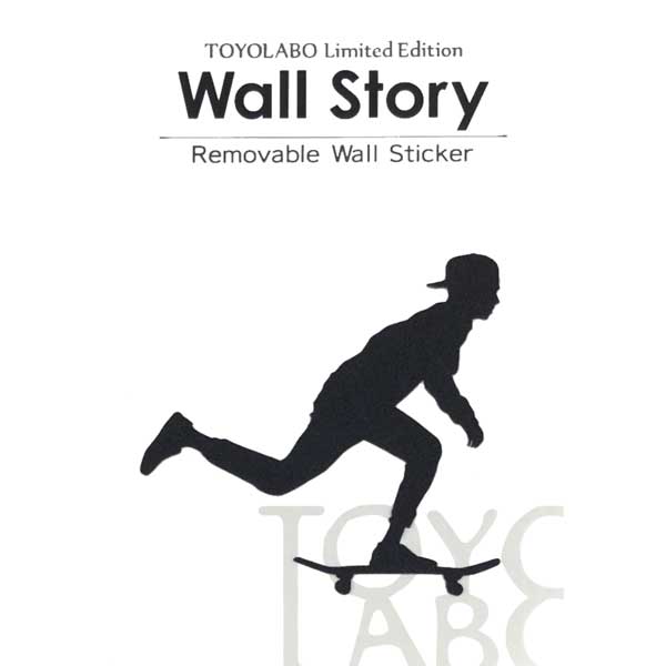 楽天市場 スポーツ ウォールステッカー スケートボード プッシュ スケボ インテリア ステッカー スイッチ シルエット Wall Story Toyo Labo Shop