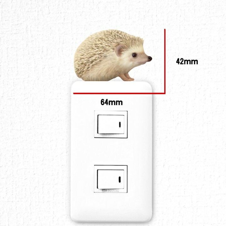 楽天市場 ハリネズミ カラーウォールステッカー Animal Life ハリネズミ シナモンa はりねずみ Hedgehog 雑貨 インテリア 壁 シール どうぶつ 動物 ペット グッズ Toyo Labo Shop