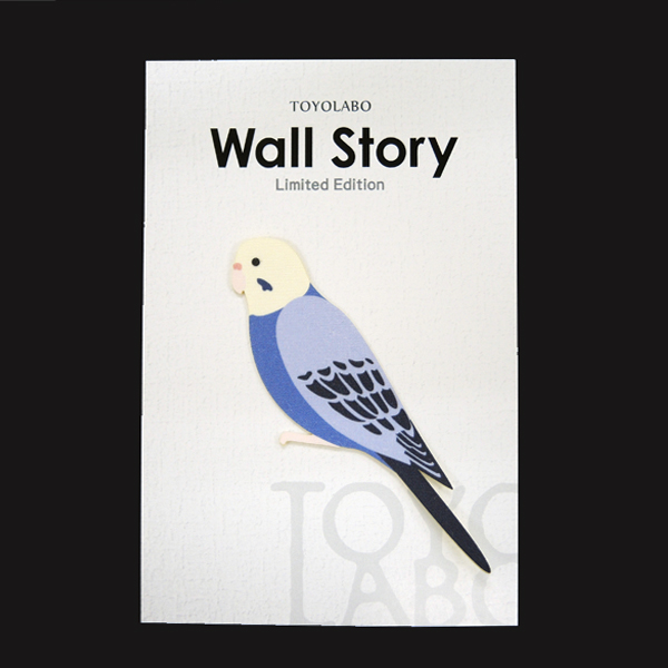 セキセイインコのステッカー 可愛い小鳥があなたを癒します 壁 シール 壁紙を痛めない 鳥 カラーウォールステッカー Bird Life Color セキセイインコ 超激安 動物 グッズ ウォールストーリー 青色 アニマル コンパニオンバード インコ雑貨 Story 小鳥 シールwall インテリア
