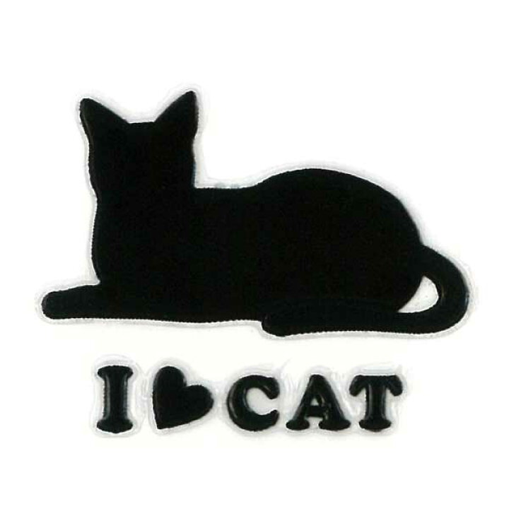 楽天市場 猫 蒔絵シール Love Cat キャットa 黒 30mm ねこ ネコ 黒猫 シール 動物 ケータイ スマホ カバー Iphone デコ ステッカー かわいい ワンポイント シルエット Iqos アイコス Toyo Labo Shop