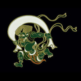 蒔絵シール【彩蒔絵 風神】ケータイ スマホ iPhone デコ ステッカー シール iQOS アイコス