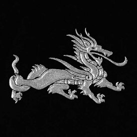 楽天市場 龍 ステッカー 銀の通販