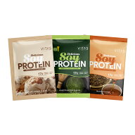 VITAS バイタス ソイ プロテイン 個包装 お試し 3種 23g×3包 ほうじ茶 焙煎抹茶 ヘーゼルナッツバニラ