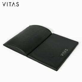 トレーニング マット VITAS 【 ワイド 】 バイタス 公式 腹筋 補助 器具 アブマット 折りたたみ フィットネス ヨガ 兼用 サポート 筋トレ 体幹 強化 クッション シットアップ クランチ プランク ストレッチ 腰痛 軽減 Fittness Trunk