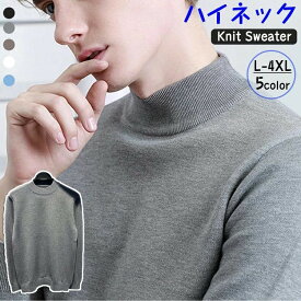 無地 タートルネック ラシニコ 2022 秋冬 アウター 大きいサイズ タートルネック ソフトタッチ セーター セーター 長袖 ハイネック ニット おしゃれ インナー -4 5色展開 メンズ