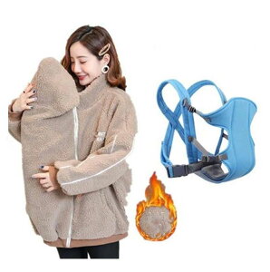 臨月の妊婦さんもベビーケープ付 コート レディース ~3 アウター 抱っこひも付き ボアコート ママコート コート