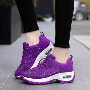 ウォーキング シューズ 秋冬 5cm ヒール レディース スポーツ ランニング シューズ メッシュ エアクッション 衝撃吸収 カジュア 女子学生