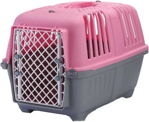 ペットキ 小型犬用ハードクレート ピンク 犬用ハードクレート いぬ S ペットキャリー 犬用 ハウス 防災 緊急時 避難 被災 キャリーバッグ ドライブ 旅行 柴犬 ペットケージ 小型犬 クレート