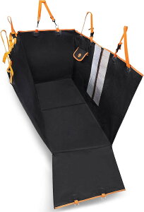 取り付け簡単 折り畳み式 簡単取り付け 滑り止め 防水加工 多機能 ドライブボックス 車シートカバー 犬用 シートカバー 車内用 後部座席 ペットシート 車用ドライブシート ドライブシート