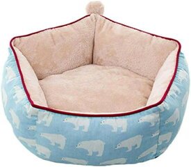 ぐっ 寝台 丸洗い 猫 中型犬 小型犬 オールシーズン 寝心地 クッション ブルー 柔らか 室内用 ドーム型 60*52*26 おしゃれ 犬ベッド 洗える 猫ベッド 可愛い ペットハウス ペットベッド