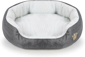 滑り止 通気性 多頭飼い 猫 子犬 寝心地良い 柔らかい クッション ペット用 ペットソファー 中型犬 小型犬 ペット用ベッド ペットマット ベッド 40*45cm 犬 猫ベッド グレー ペットベッド