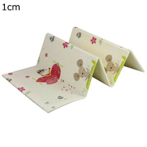 インテリア かわいい 総柄 子供ゲームパッド 軽量 XPE素材 滑り止め 防音 厚手 ケガ防止 リビング 子供部屋 床キズ防止 持ち運び 折り畳み 遊べる 知育 総柄 両面使用可 プレイマット ベビー