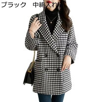 楽天市場】千鳥格子 コート（種類（コート・ジャケット）トレンチ  