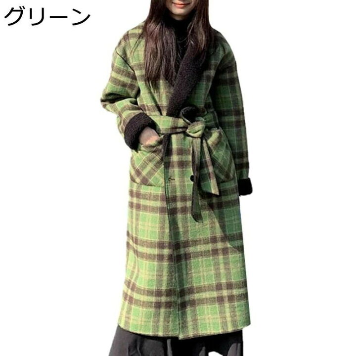 楽天市場】グリーン チェック柄 オシャレ お出かけ オフィス 