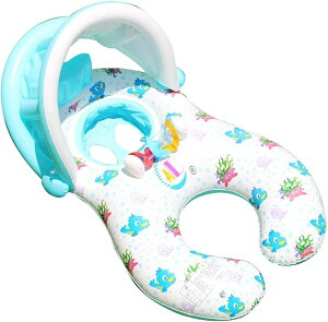 新生児 ベビー日よけ ベビーうきわ うきわ スイマーバ 幼児 スイミングリング 親子浮き輪 赤ちゃん浮き輪 浮き輪 ベビー用うきわ 浮き輪 プール ベビースイムフロート 水泳 屋根付き 足入れ