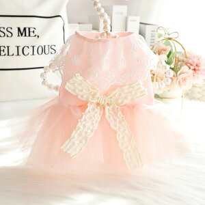 犬服 春夏 薄手 猫 プリンセス ドレス ピンク ボリューム チュール 柴犬 小型犬 中型犬 超かわいい