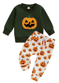 ハロウィン 衣装 子供 コスプレ 幽霊 悪魔 仮装 男の子 かぼちゃ パンプキン 可愛い キッズ ベビー 赤ちゃん 女の子 コスチューム 長袖 子供服 セットアップ パーカー かわいい