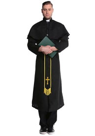 ハロウィン コスプレ メンズ 神父仮装 シスター 修道士 教父 牧師衣装 僧侶 宣教師 伝道師 コスチューム 仮装 変装 男 死神 ゾンビ 変身 なりきり 大人用 おもちゃ 余興 宴会芸