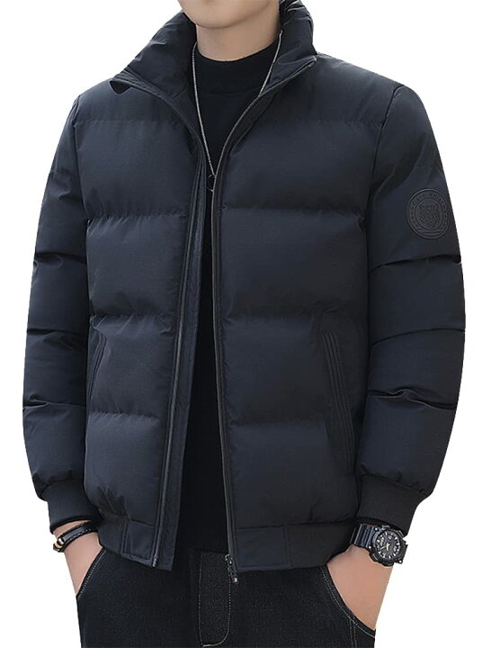 楽天市場】冬服 メンズ コート ジャケット ジップ アップ 中綿 大きい 