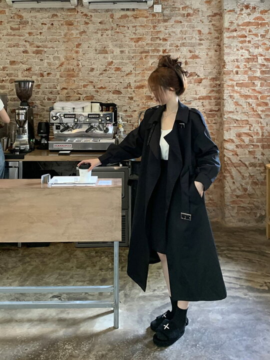 楽天市場】春コート レディース 長袖 ロングコート 無地 カジュアル 
