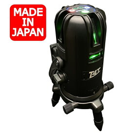T4T 5ライン グリーンレーザー墨出し器 TLL-41G メモリ機能 メーカー1年保証 4方向大矩ライン照射モデル 墨出器 墨出し 墨だし器 墨出し機 墨だし機 レーザーレベル レーザー水平器 超高輝度 国産〈TLL-41G：本体〉