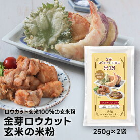 金芽ロウカット玄米の米粉　250g×2袋 【送料無料※メール便】　グルテンフリー 無添加米粉　無添加玄米粉 小麦粉不使用