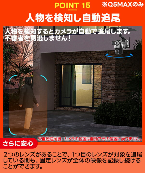 楽天市場】【お得な2台セット】 防犯カメラ 屋外 野外 ソーラー ☆楽天 