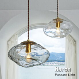 【P10+390円offクーポン】1/30まで ペンダントライト 1灯　led 北欧 ライト　ガラス ダイニング用 おしゃれ　インターフォルム　[Neron]　LT-4264-6