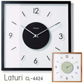 【P10+390円offクーポン】1/30まで 掛け時計 高級感　北欧 インターフォルム インテリア オシャレ　壁掛け Laturi-[ラトゥリ]　　cl-4424 【スイープムーブメント】