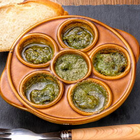 エスカルゴ フランス産 プレスト 6粒入り ココット付き 陶器付き エスカルゴバター ガーリックバター escargot エスカルゴミート カタツムリ ココット オードブル 洋風 輸入食材 業務用 冷凍 豊洲市場 イタリアン フランス料理 パーティー クリスマス ギフト ワイン