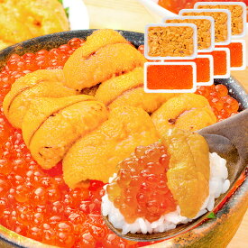 送料無料 豊洲市場のウニイクラ丼セット 8杯分 無添加生ウニ400g＆いくら醤油漬け400g 海鮮丼で約8杯分 うに ウニ いくら イクラ うにいくら丼 海鮮丼 手巻き寿司 寿司ネタ 刺身 福袋 豊洲市場 おせち ギフト 【FSJ】