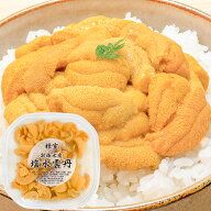 生ウニ 塩水ウニ 北海道 100g 塩水うに 塩水バフンウニ ミョウバン不使用 無添加 日時指定不可 うに丼約2…