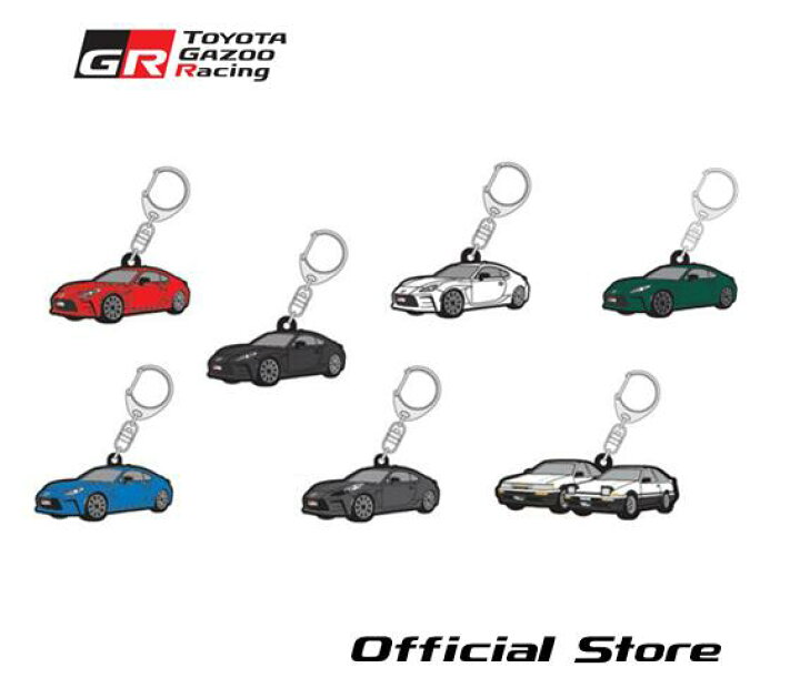 楽天市場】GR 86/AE 86ラバーキーホルダー TGR collection公式グッズ 