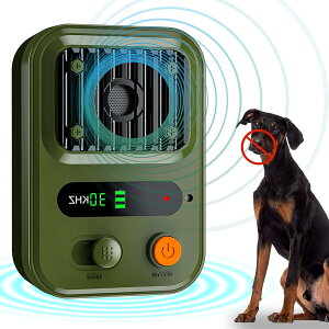 無駄吠え防止 犬超音波吠え防止器具 犬の訓練用 吠え防止グッズ 自動発信 遠隔操作 吠え防止3段階感度調節 超音波の最大距離は15m 安眠妨害 防水 室内 屋外 安全無害 夜泣き対策