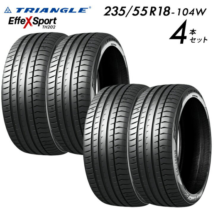 楽天市場】【タイヤ交換可能】【送料無料】 235/55R18-104W TRIANGLE 