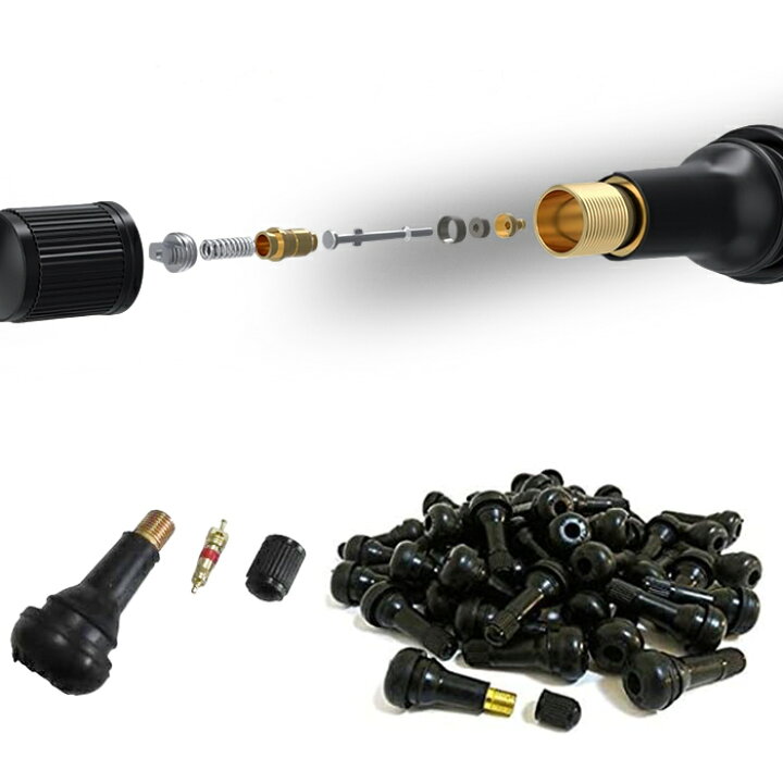 楽天市場】TR413 チューブレスタイヤバルブ セット数：4個 / 8個 / 16 