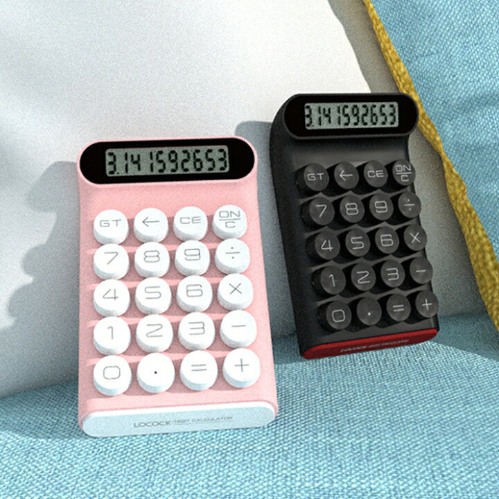 楽天市場 送料無料 メカニカルキー 電卓 タイプライター デザイン ワープロデザイン おしゃれ オシャレ かわいい 可愛い カワイイ 可愛い お洒落 青軸 レトロ タイプライター風 10桁 簿記 押し やすい キーが大きい テンキー 北欧 便利 生活用品 毎日 数字 文具