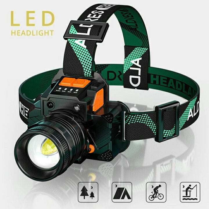 楽天市場 送料無料 Usb充電式 Ledヘッドライト Ledヘッドランプ Ledライト Led照明 頭 固定 ゴム ベルト 防災グッズ センサー式 生活防水 アウトドア 釣り フィッシング かっこいい 停電 最強 おすすめ おしゃれ オシャレ かわいい コンパクト タカラbox 楽天市場店