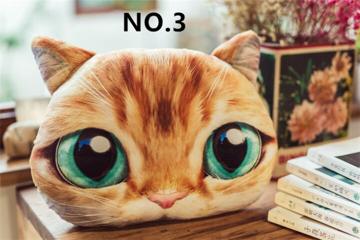 楽天市場 送料無料 ネコ ねこ 猫 キャット ぬいぐるみ クッション キャラクターグッズ ５種表情可愛い トイらんど