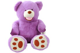 ぬいぐるみ 特大 ベアー 可愛い熊 動物 大きい くまぬいぐるみ 紫色 茶色 200cm