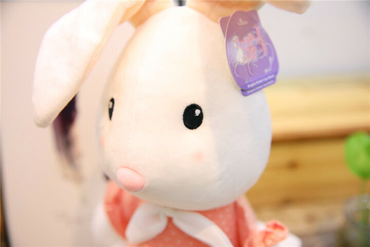 楽天市場】【送料無料】うさぎ ぬいぐるみ 3色選択可能兔 可愛い洋服着 