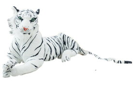 リアル タイガー 虎 ぬいぐるみ 特大 トラ　インテリア　170cm ホワイト