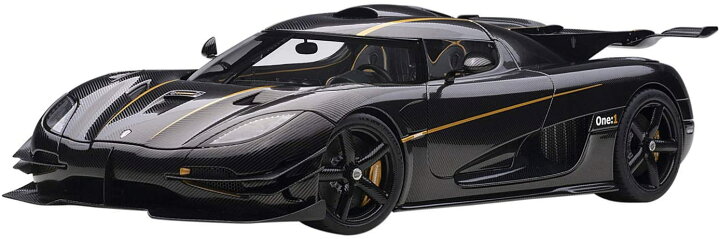 楽天市場】AUTOart 1/18 ケーニグセグ One:1 カーボンブラック 