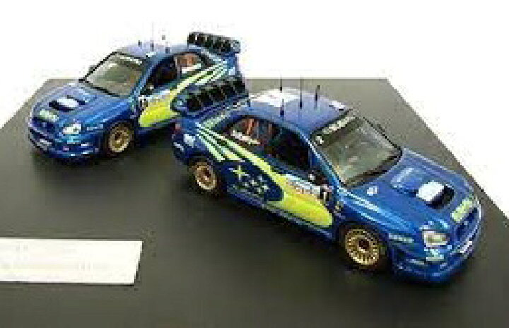 楽天市場】prodrive特注 1/43 インプレッサWRC 2台 メキシコセット 04 