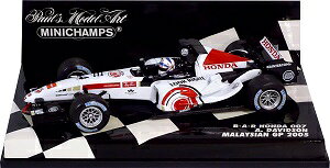 MINICHAMPS 1/43 BAR �z���_ 007 �}���[�V�AGP #4 2005 A.�f�r�b�g�\�� [�≮���]