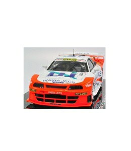 EBBRO 1/43 ���j�V�A �W�F�b�N�X �X�J�C���C�� JGTC 1998 #3 R33 �n�C�_�E���t�H�[�X �z���C�g/�I�����W 44255 [�≮���]